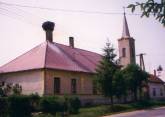 Az evangélikus templom az 1990-es években