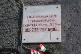 Memorial tablet on Berzsenyi Dániel